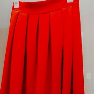 High low skirt red size small